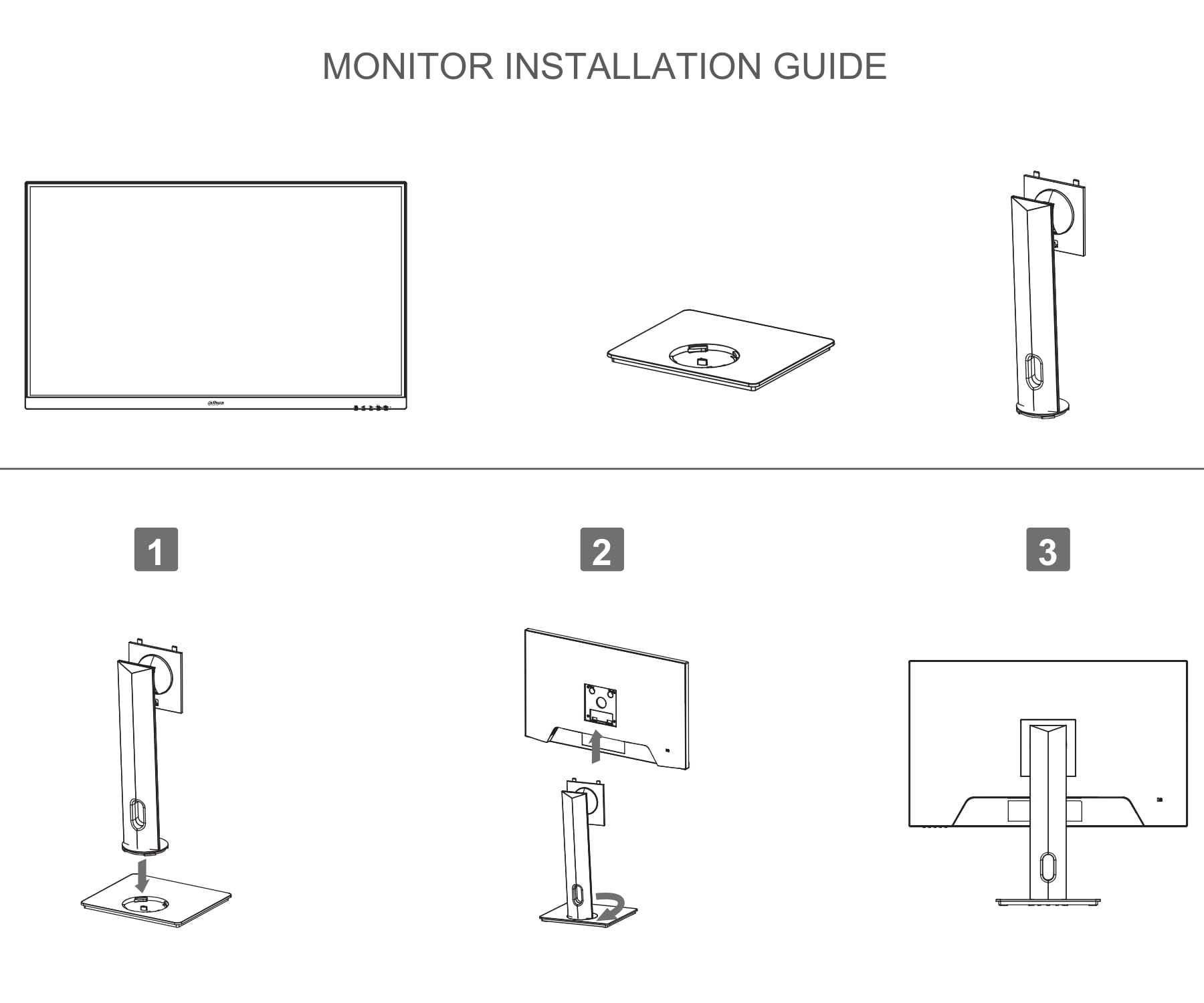 MONITOR HDMI, DP, USB-C, AUDIO, LM27-U401A 27" - 4K UHD DAHUA-1823327