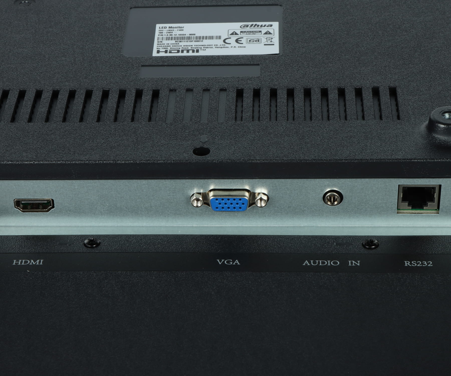 MONITOR VGA, HDMI, AUDIO LM43-F400 43" - 4K UHD DAHUA-1823336