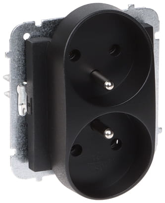 GNIAZDO PODWÓJNE SANTRA/4143-19/EPN 230V 16A Elektro-Plast-1651082
