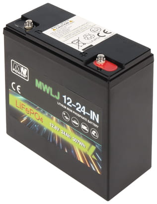 AKUMULATOR 12.8V/24AH/LIFEPO4-MWLJ MW Power-1688212