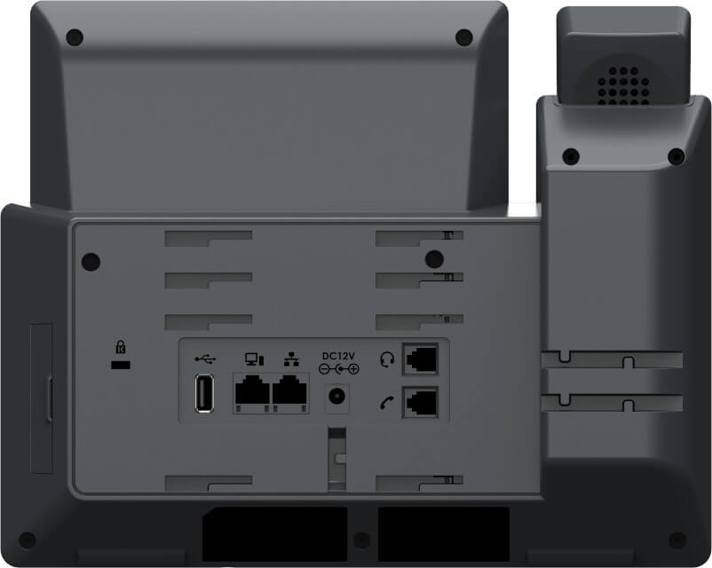Grandstream GRP2650 – telefon IP – widok z tyłu