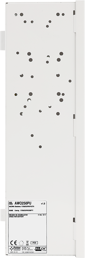 Pulsar AWO250PU – obudowa alarmowa natynkowa – widok z boku drugi.png