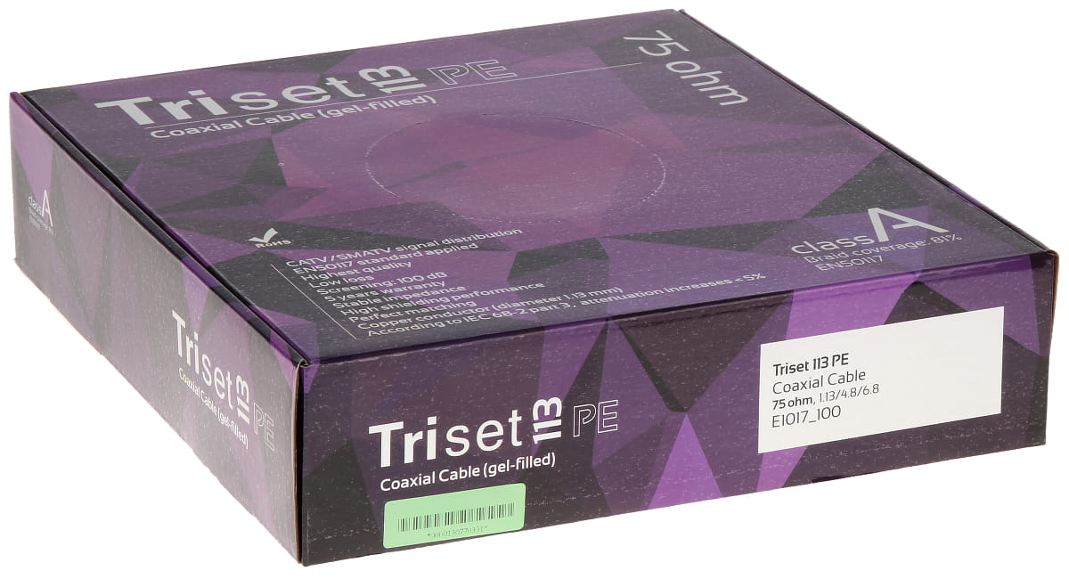 KABEL KONCENTRYCZNY TRISET-113PE-1354848