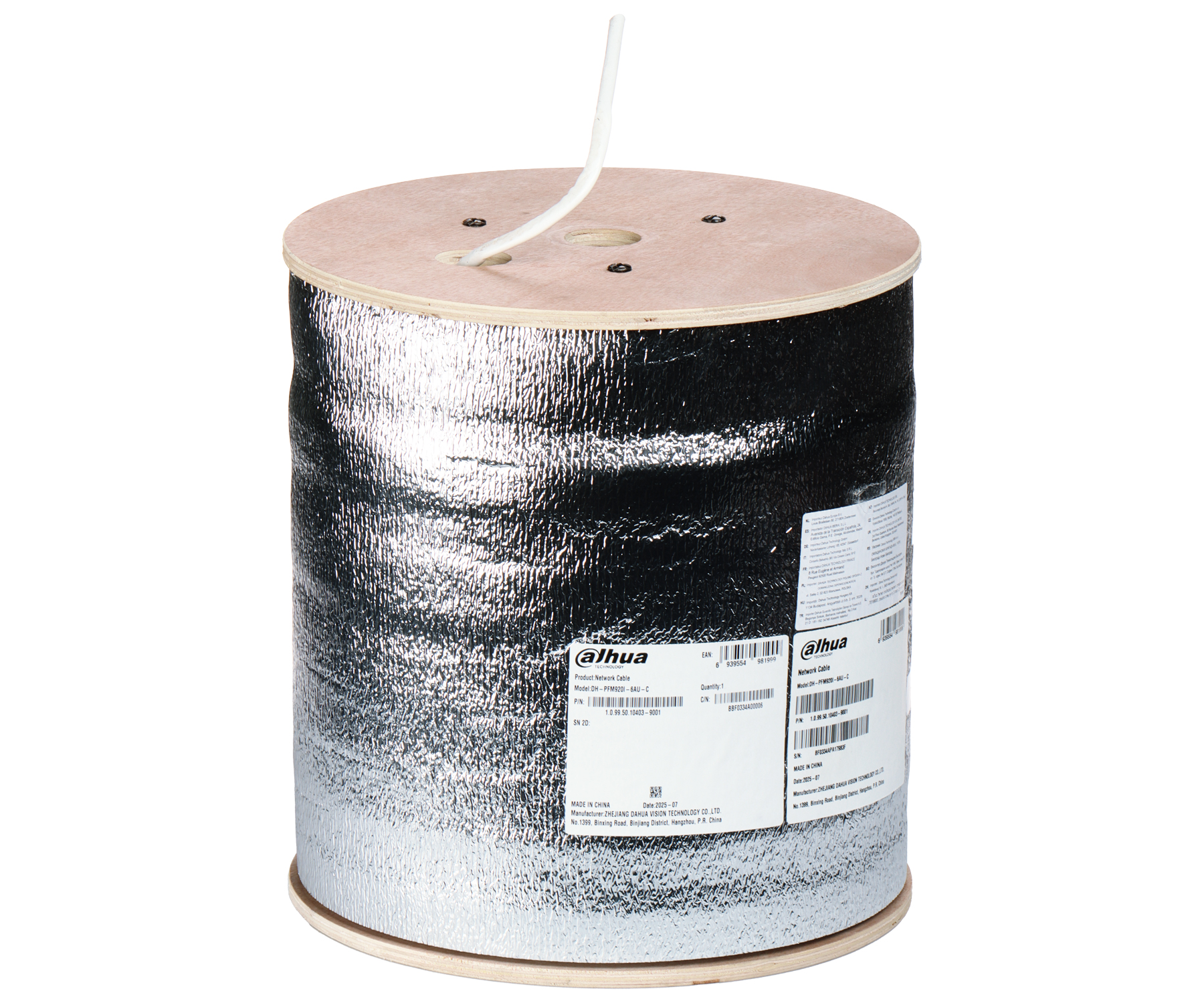 SKRĘTKA PFM920I-6AU-C-WHITE 305m DAHUA  skrętka – opakowanie 305 m