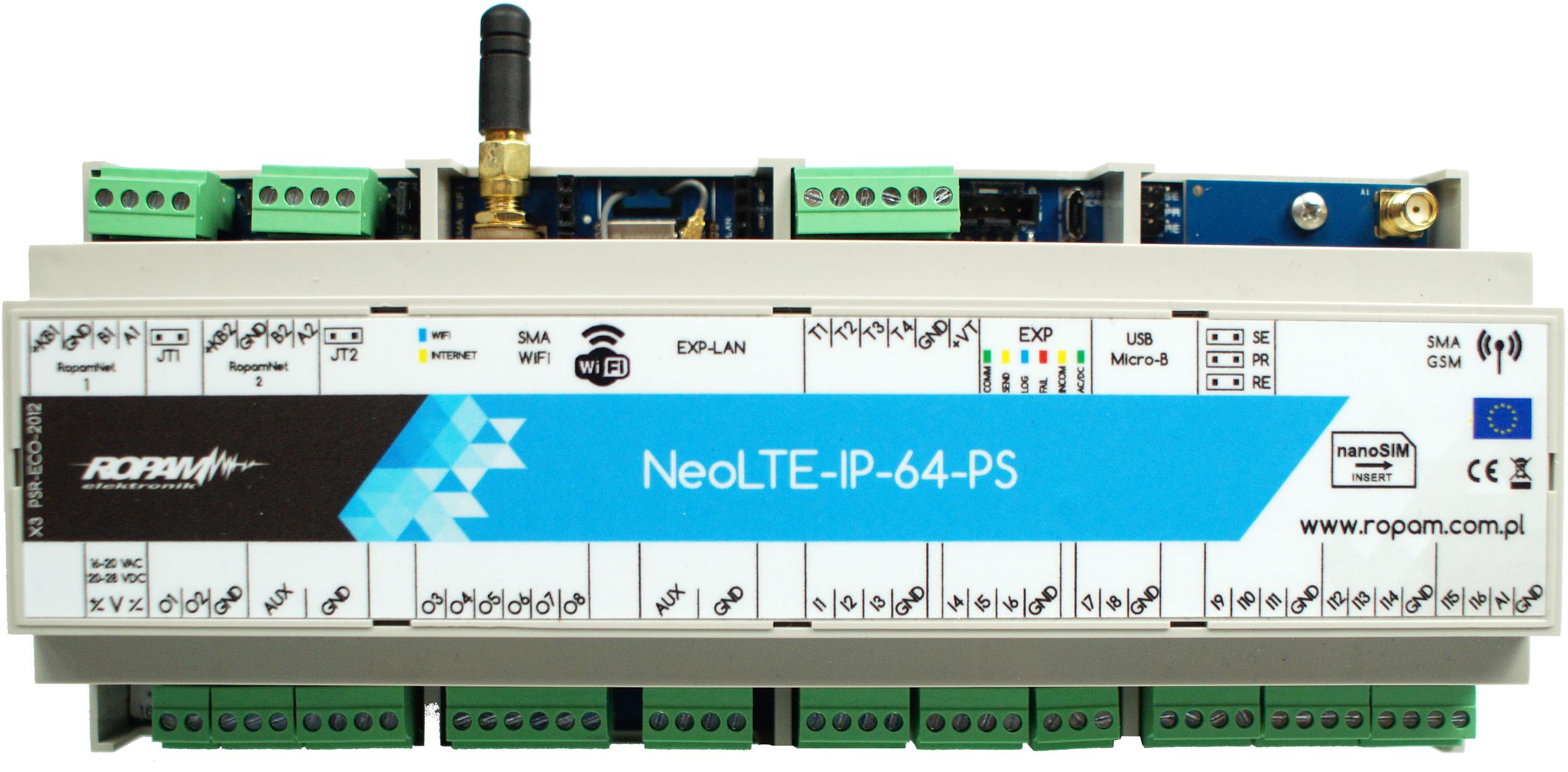 ROPAM CENTRALA ALARMOWA NEOLTE-IP-64-PS-D12M-1838733