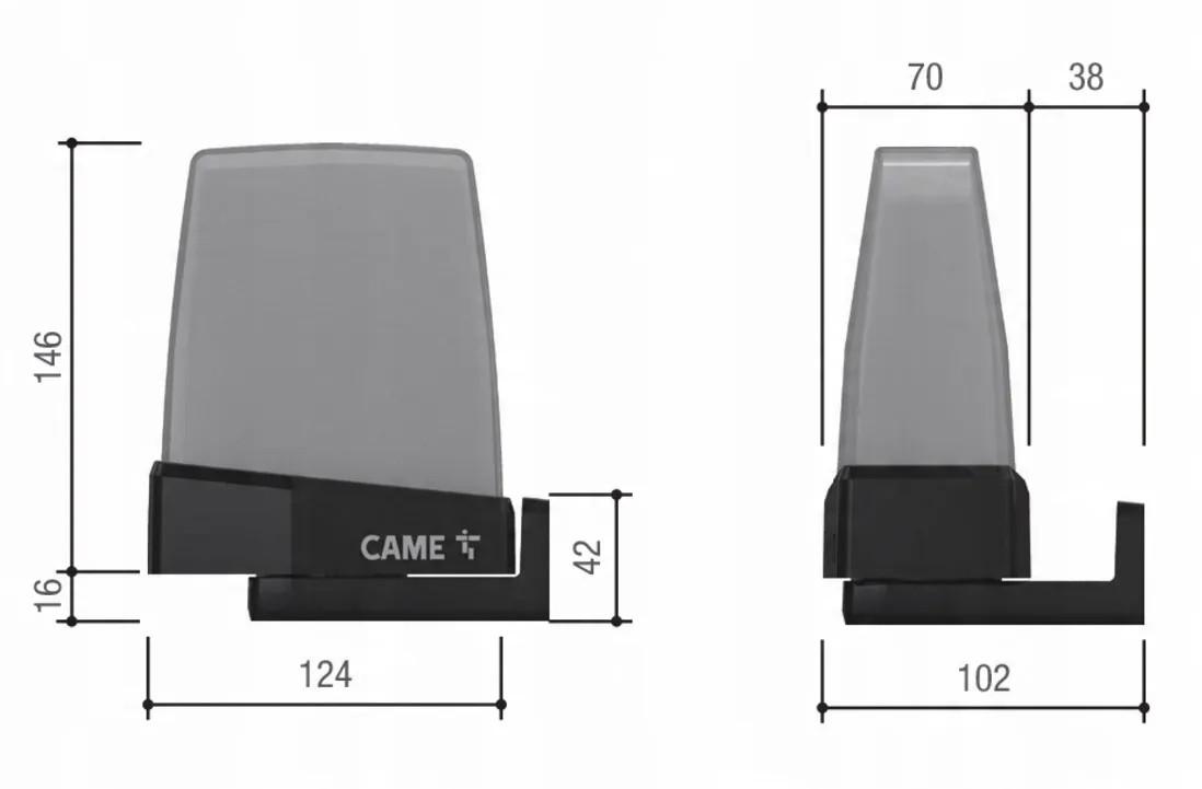 Lampa ostrzegawcza CAME KRX1B1RW BUS/RGB BIAŁA/wielokolorowa (806LA-0050)-1887536