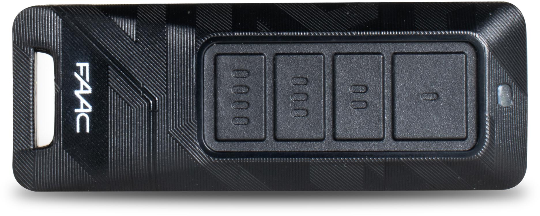 Pilot FAAC XT4 FDS 433-868 SLH LR Czarny (787018)-1617370