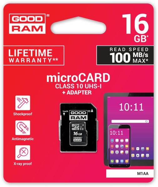 Karta pamięci microSD GOODRAM UHS-I 16GB-1895176