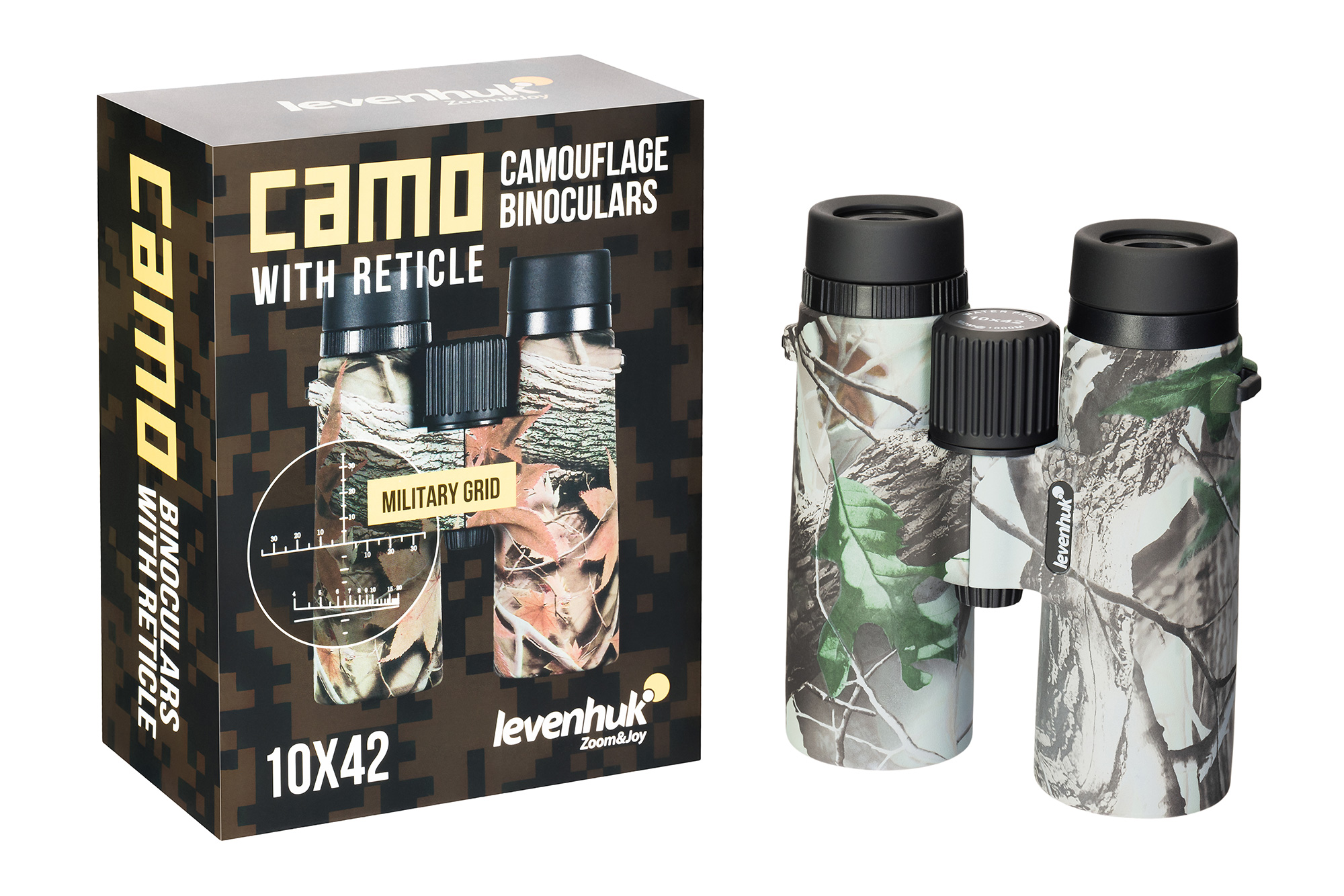 Lornetka Levenhuk Camo 10x42 z celownikiem-1553584
