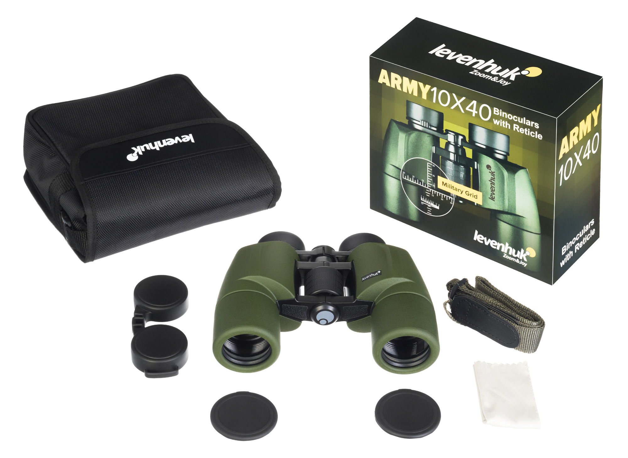 Lornetka Levenhuk Army 10x40 z celownikiem-1569322