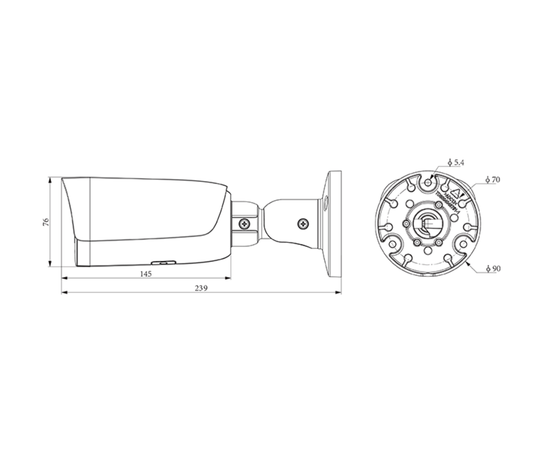 KAMERA IP TC-C38US 3LHA-27135 Lite Series 8Mpx 2.7... 13.5mm TIANDY-1955857
