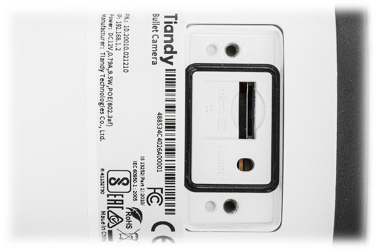 KAMERA IP TC-C38WS SPEC:I5/E/Y/M/2.8MM/V4.0 - 8Mpx 4K UHD 2.8mm TIANDY-1957278