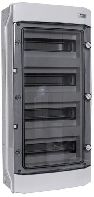PLASTIKOWA OBUDOWA INSTALACYJNA Natynkowa IP65 4X12 modułów. PHS 48T NOARK 110814-1919996