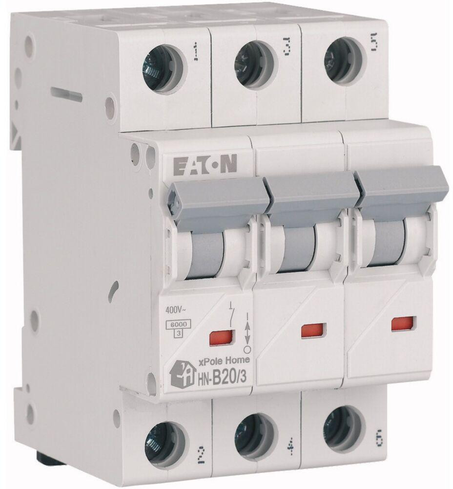 EATON WYŁĄCZNIK NADPRĄDOWY B 20A 3P 3M 6KA HN-B20/3-1948197