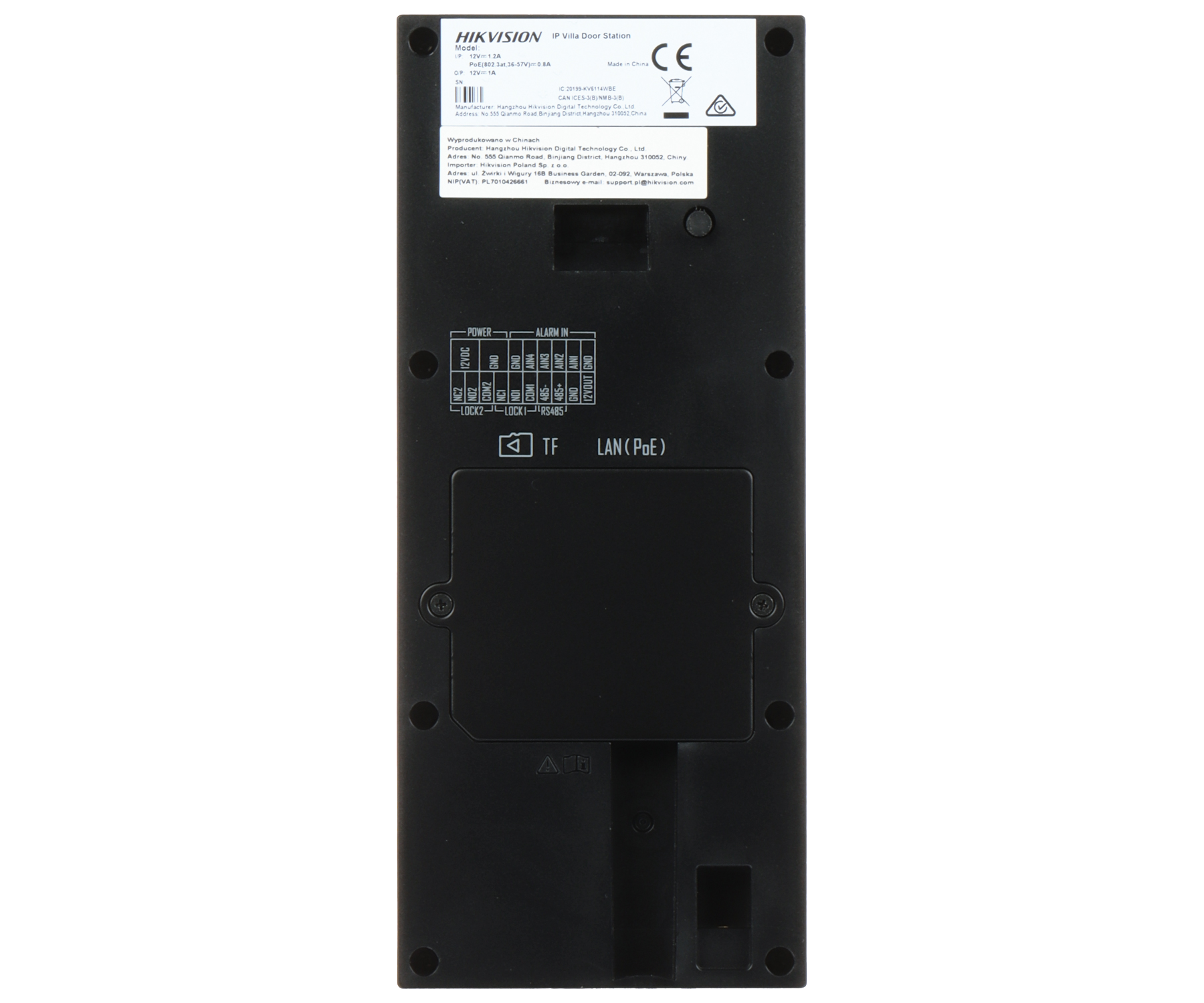 WIDEODOMOFON BEZPRZEWODOWY DS-KV6114-WBE1 Wi-Fi / IP - 4Mpx Wi-Fi 6 Hikvision-1888518