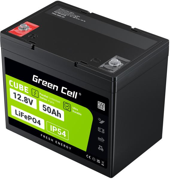 AKUMULATOR LITOWO-ŻELAZOWO-FOSFORANOWY LiFePO4 Green Cell Cube 12.8V 50Ah LFPGC12V50AH-1917560
