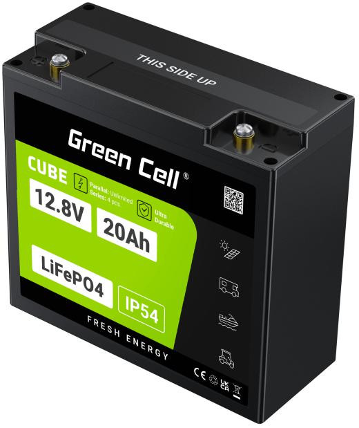 AKUMULATOR LITOWO-ŻELAZOWO-FOSFORANOWY LiFePO4 Green Cell Cube 12.8V 20Ah LFPGC12V20AH-1917571