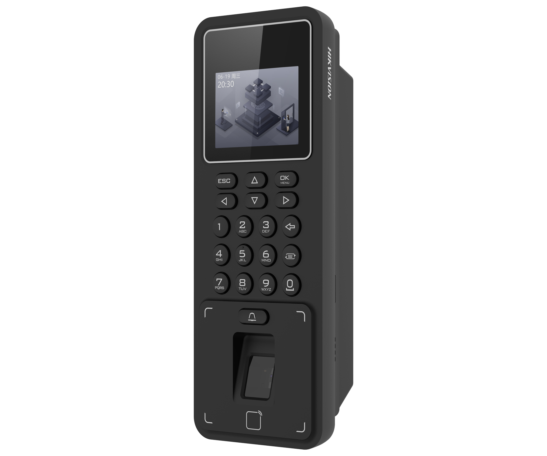 KONTROLER DOSTĘPU DS-K1T808MFWX-B/S Hikvision-1883949