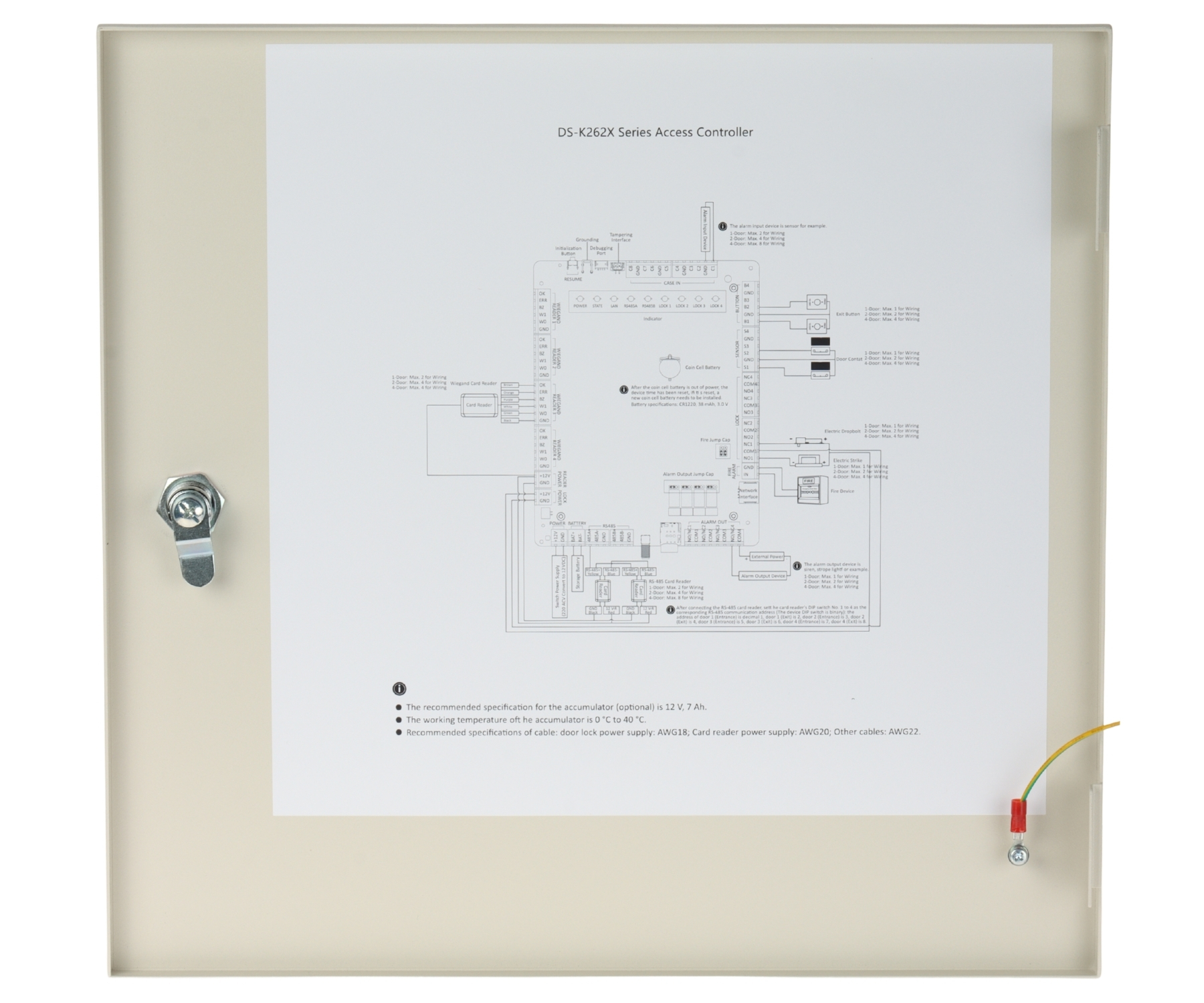 KONTROLER DOSTĘPU DS-K2622X Hikvision-1937733