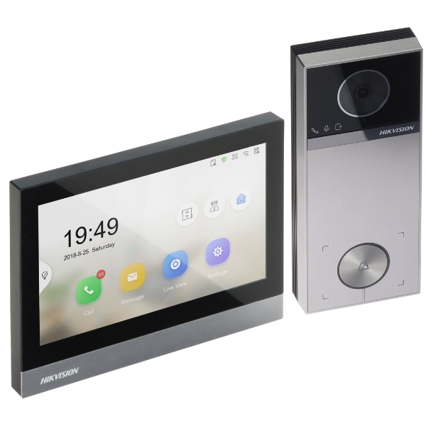 ZESTAW WIDEODOMOFONOWY DS-KIS613-S Hikvision-1950848