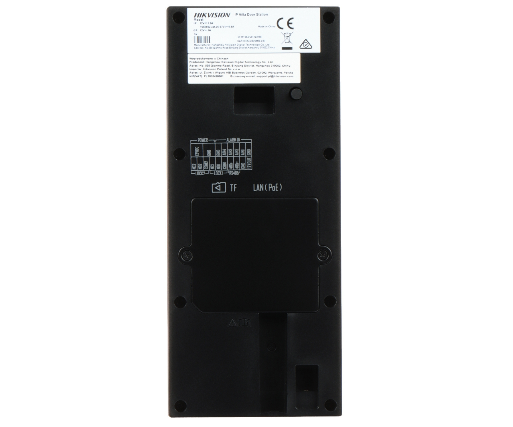 ZESTAW WIDEODOMOFONOWY DS-KIS613-S Hikvision-1950854