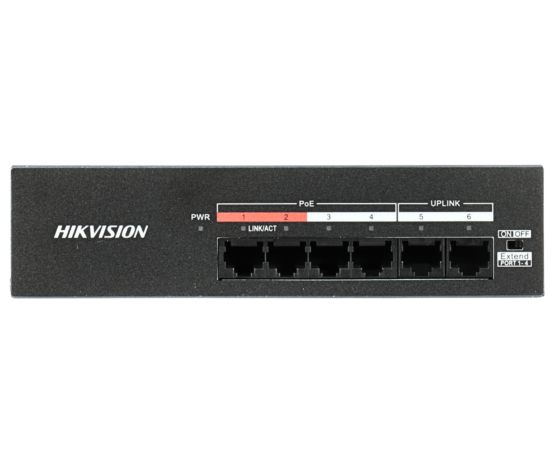 SWITCH POE DS-XS06-P 4-PORTOWY + 2X UPLINK Hikvision-1971658