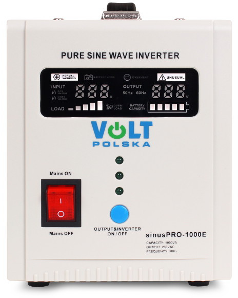 PRZETWORNICA VOLT POLSKA SINUSPRO-1000E 12V 700/1000W-1604753