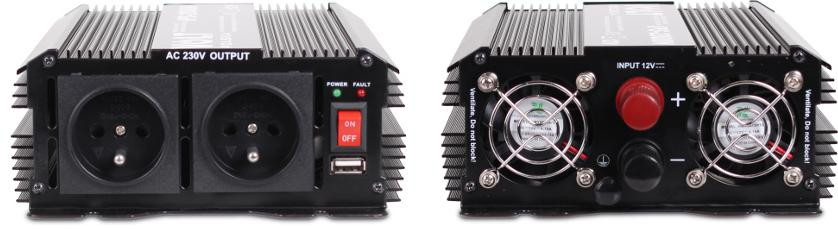 Przetwornica Volt Polska IPS-2000N 12V / 230V 1000/2000W-1896387