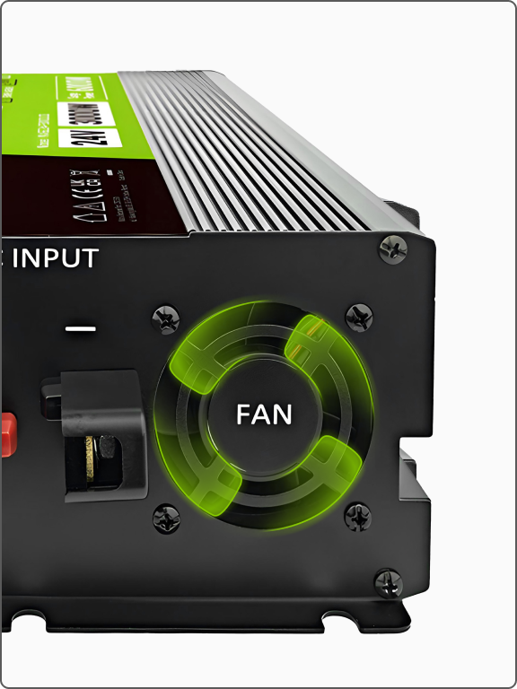 PRZETWORNICA NAPIĘCIA Green Cell PowerInverter LCD 24V / 230V 3000/6000W CZYSTA SINUSOIDA-1675985