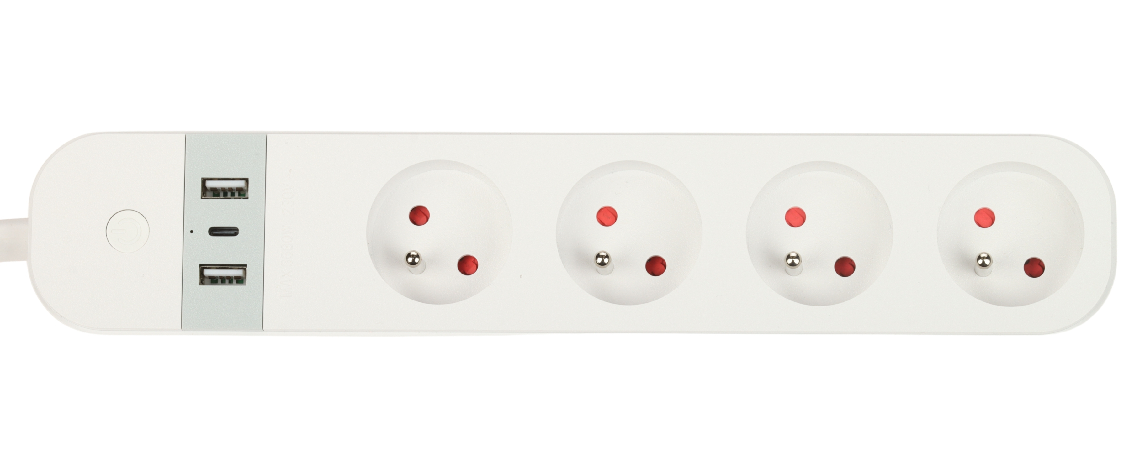 INTELIGENTNA LISTWA ZASILAJĄCA ATLO-WS95U-TUYA (4 GNIAZDA + 2 USB + 1 USB-C) Wi-Fi, Tuya Smart 1.5m-1973866