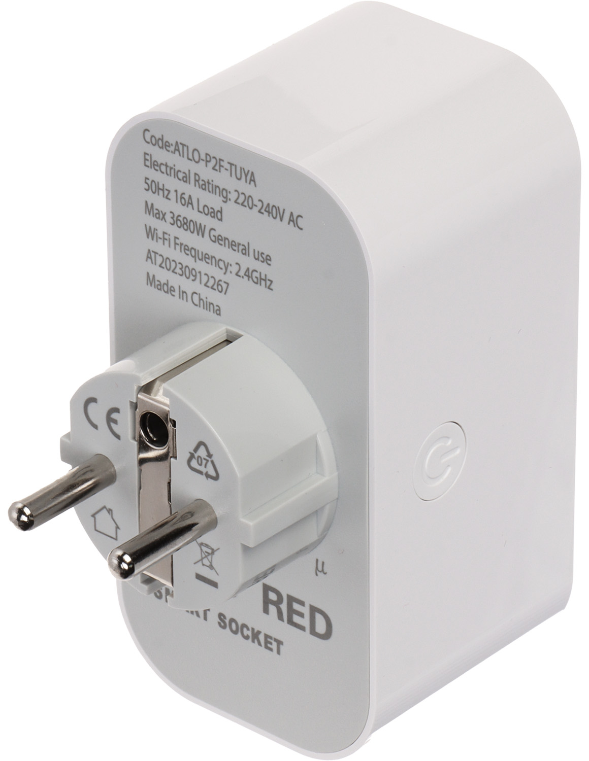 INTELIGENTNE GNIAZDO ELEKTRYCZNE ATLO-P2F-TUYA Wi-Fi, Tuya Smart-1642415