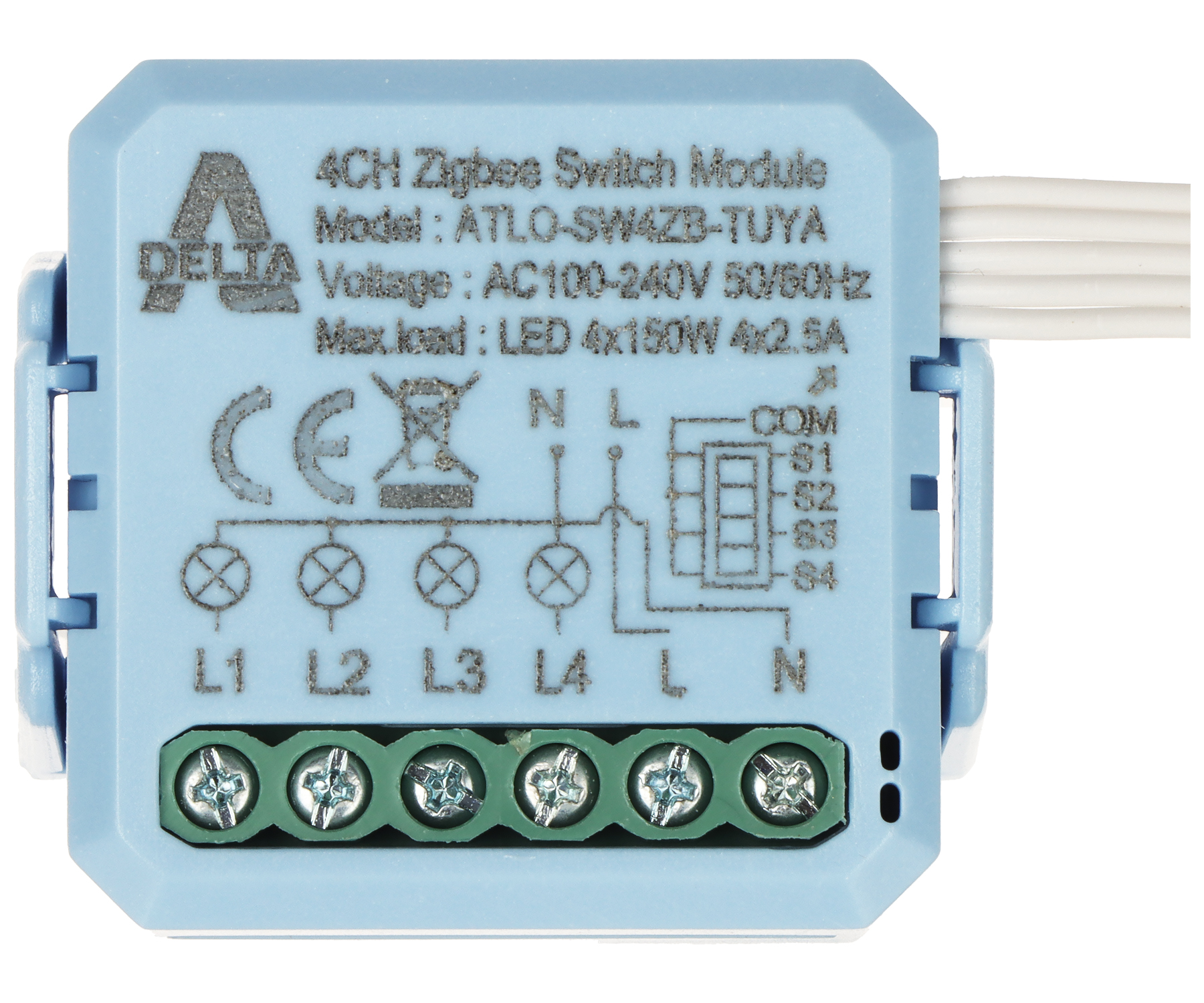 INTELIGENTNY PRZEŁĄCZNIK ATLO-SW4ZB-TUYA ZigBee, Tuya Smart-1769120