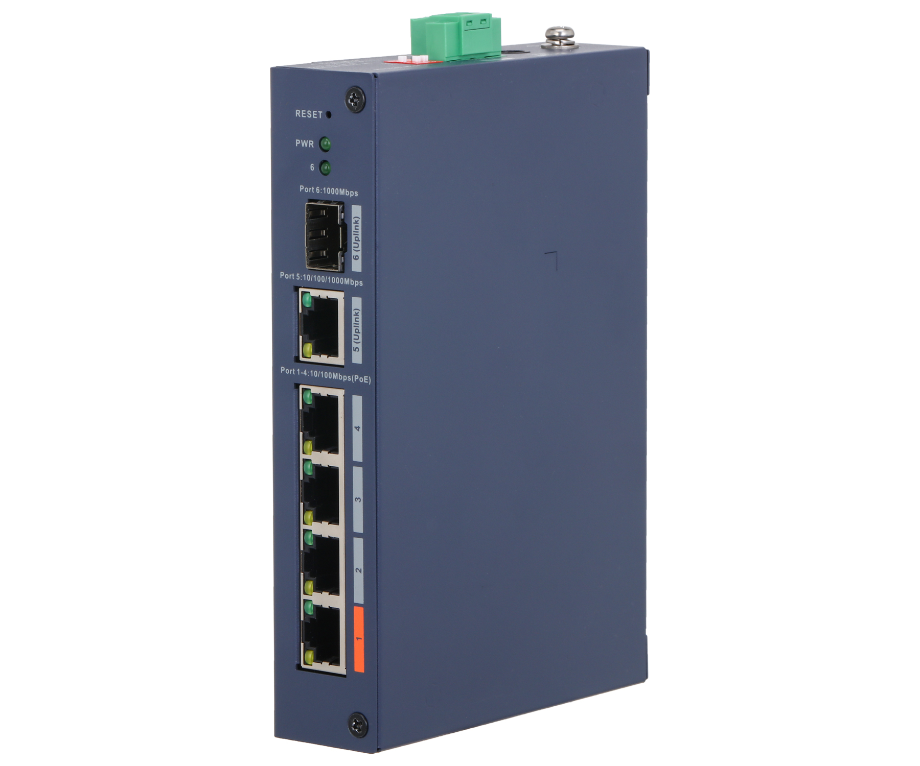 SWITCH PRZEMYSŁOWY POE CHS4106-4ET-60 4-PORTOWY + 1X UPLINK + 1X SFP DAHUA-1869021