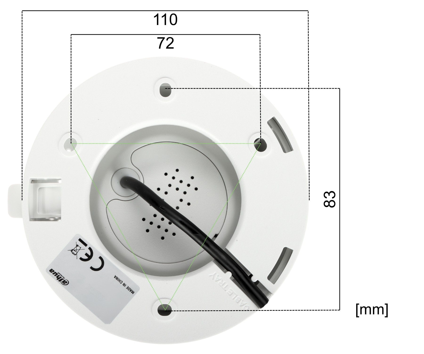 KAMERA AHD, HD-CVI, HD-TVI, PAL HAC-HDW1500TQ-IL-T-0280B-DIP Smart Dual Light Two-way Talk - 5Mpx 2.8mm DAHUA-1884179