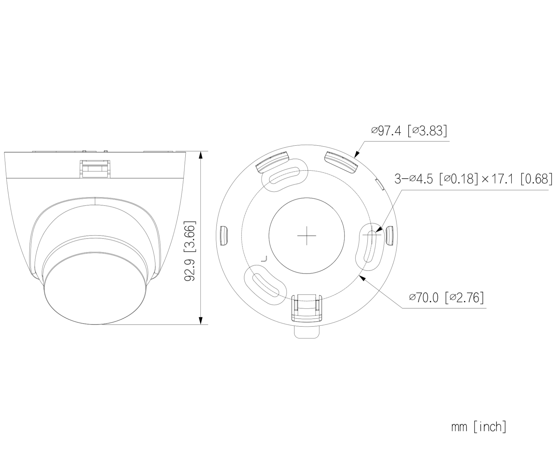 KAMERA AHD, HD-CVI, HD-TVI, PAL HAC-HDW1801CLQ-IL-A-0280B-S3-DIP Smart Dual Light - 4K UHD 2.8mm DAHUA-1884173