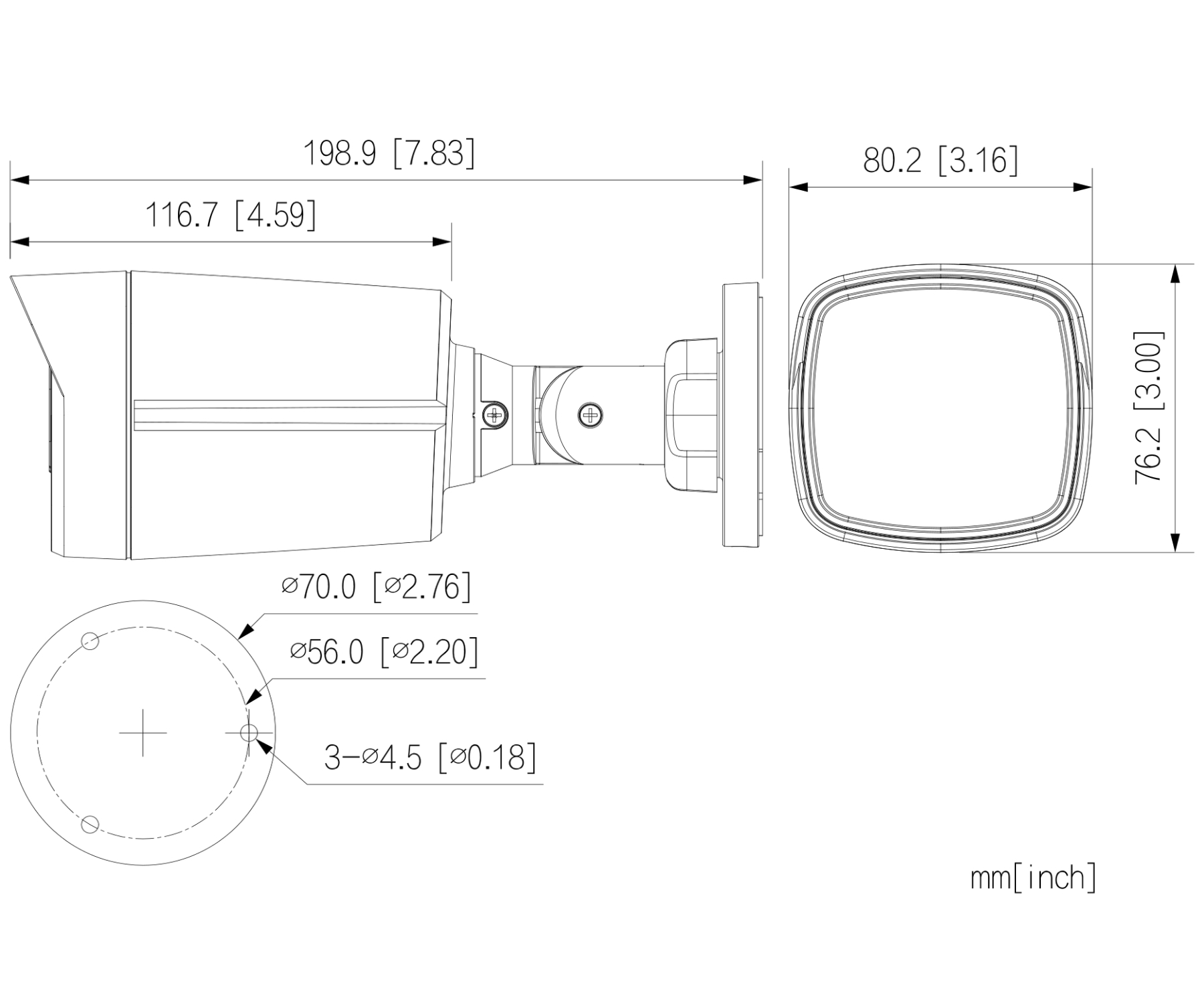 KAMERA AHD, HD-CVI, HD-TVI, PAL HAC-HFW1200TLM-I6-A-0360B-S6 - 1080p 3.6mm DAHUA-1950738