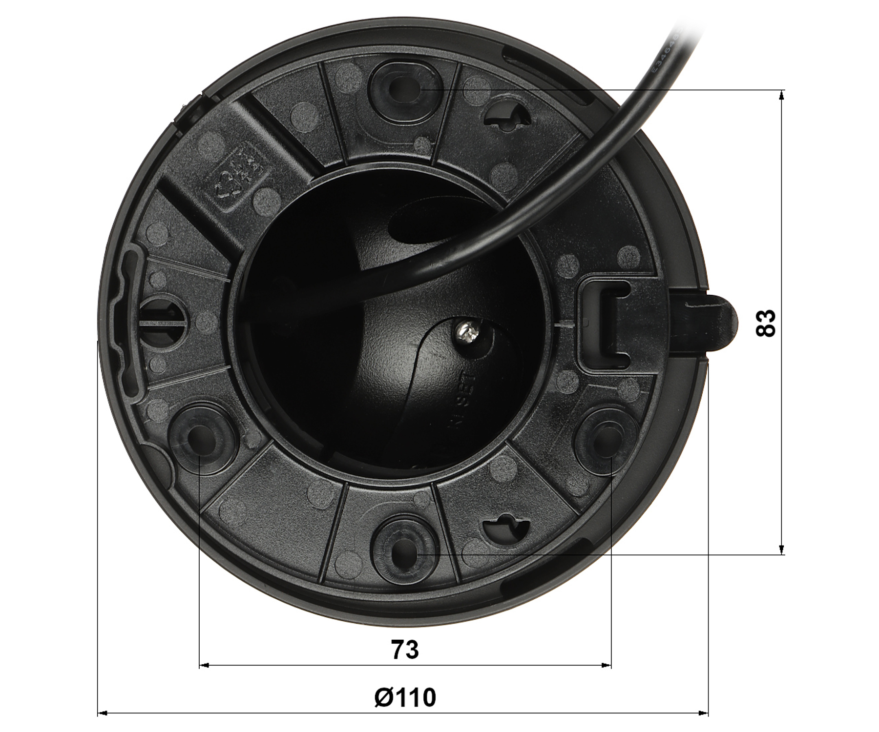 KAMERA IP IPC-HDW21249T-S-IL-0280B-BLACK WizSense - 12Mpx 2.8mm DAHUA-1931740