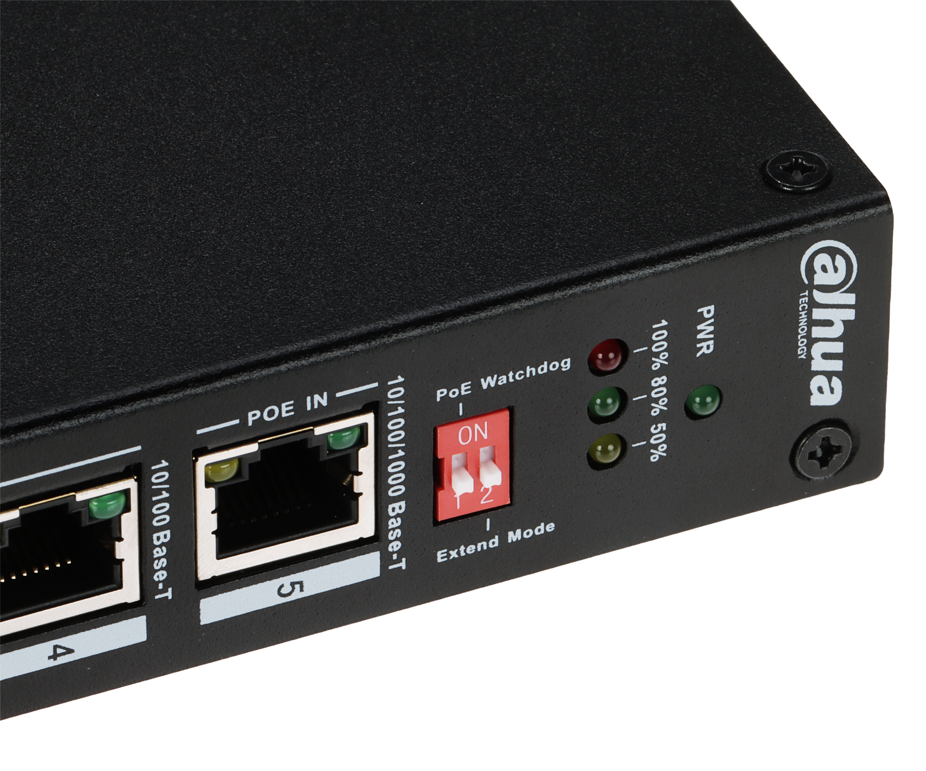 SWITCH POE / EXTENDER PFT1500 4-PORTOWY + 1X UPLINK DAHUA-1937816