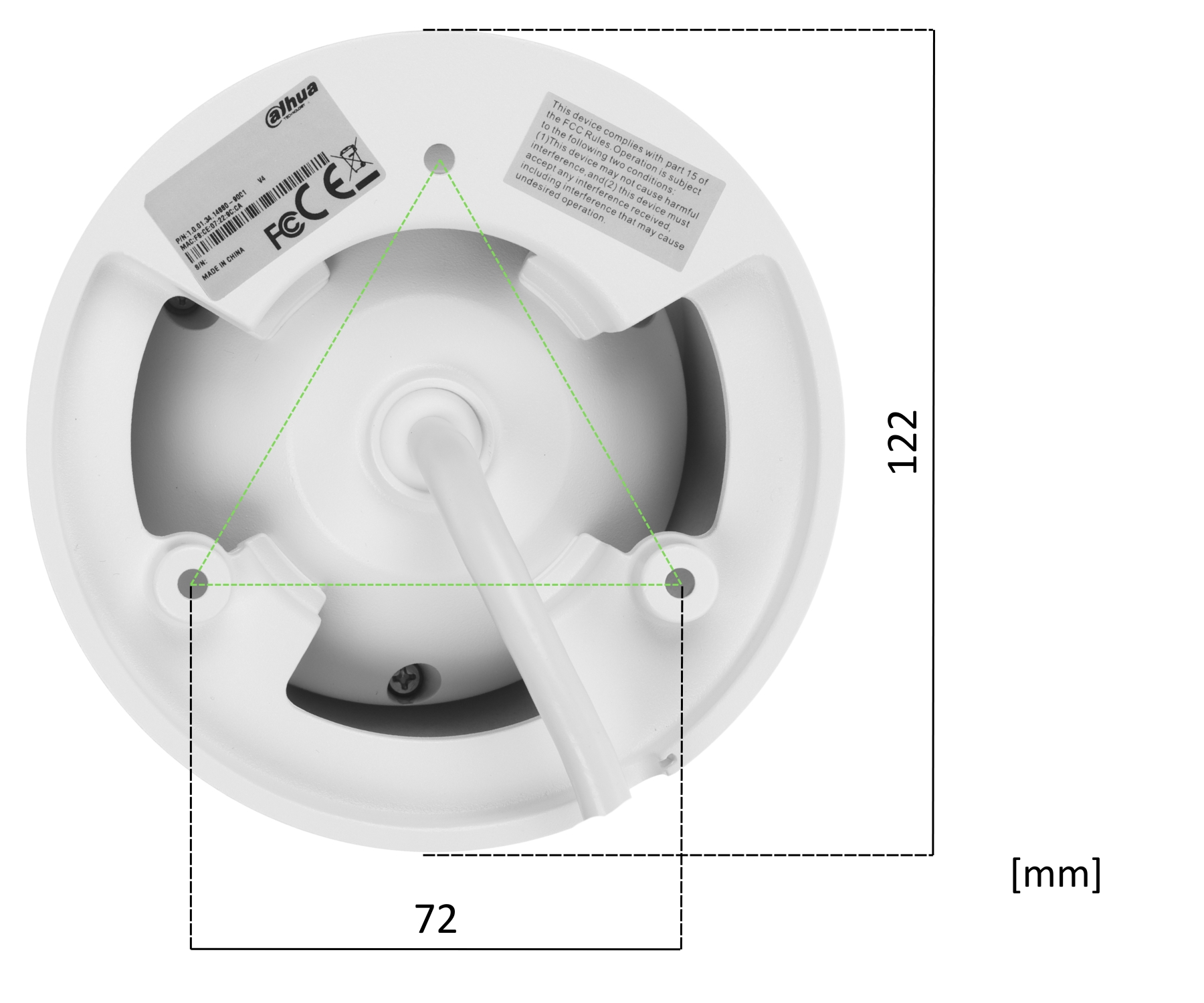 HYBRYDOWA KAMERA TERMOWIZYJNA IP TPC-DF1241-B7F8-DW-S8 7mm - 960p, 8mm - 4Mpx DAHUA-1951202
