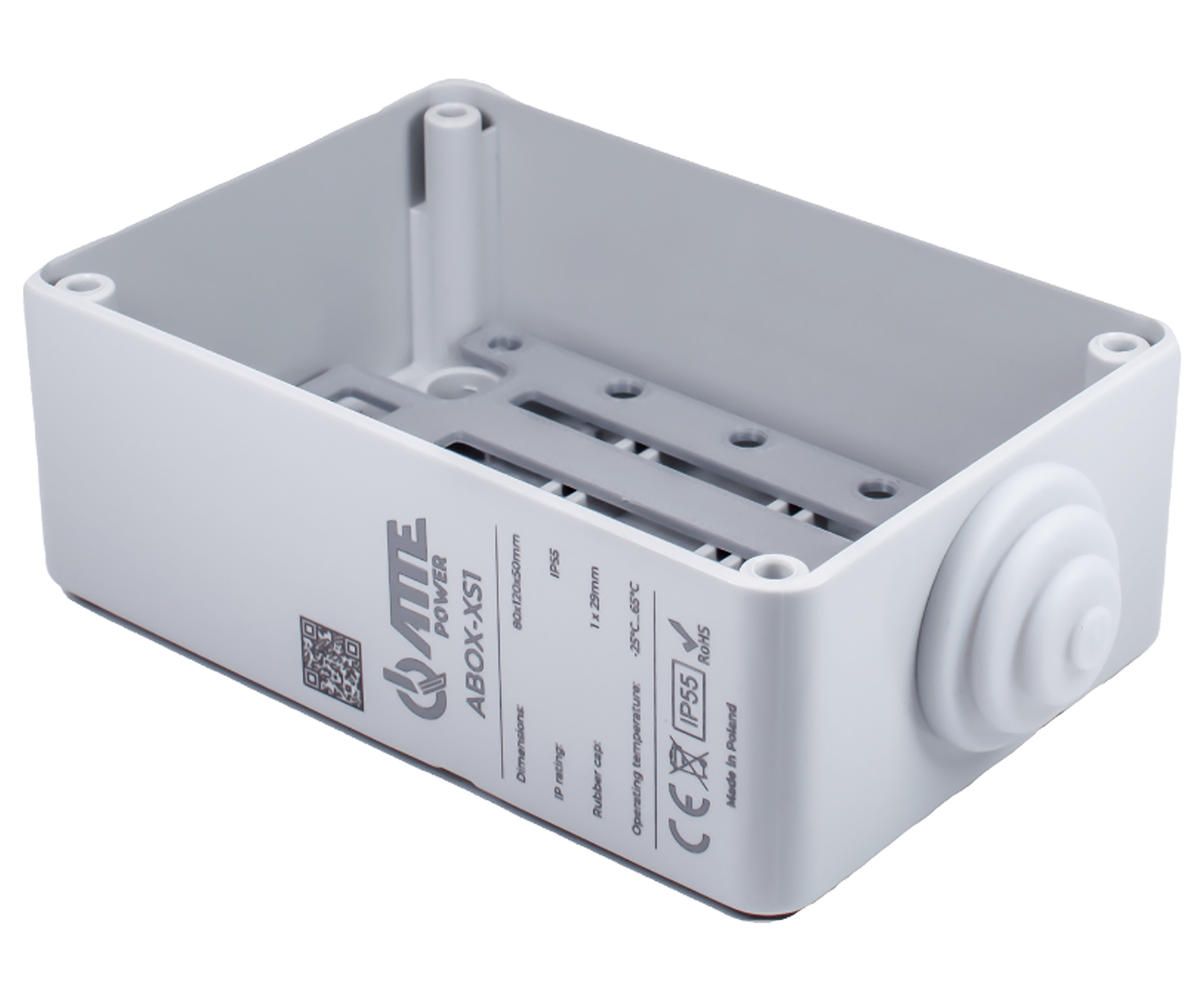 OBUDOWA TELETECHNICZNA ABOX-XS1 125x 85x 55mm ATTE-1931440