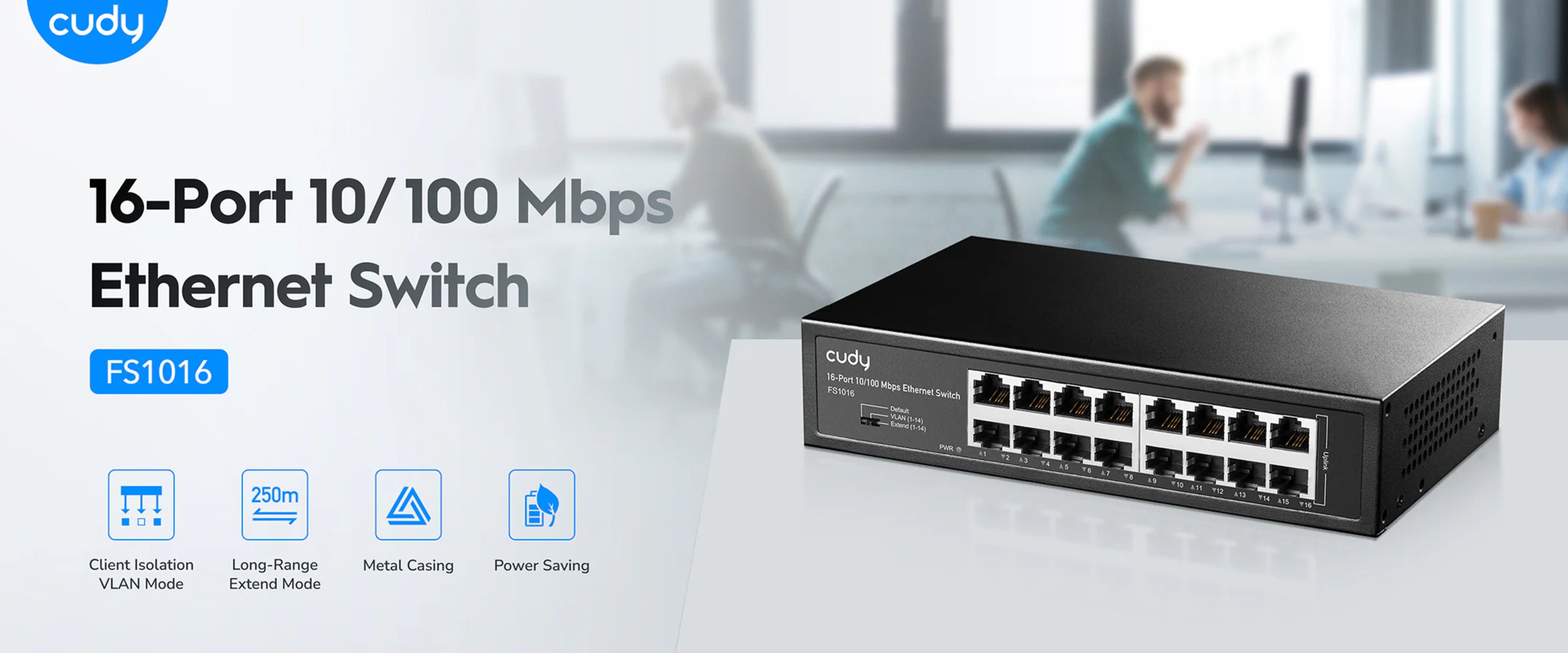 SWITCH   FS1016 16-PORTOWY CUDY-1937922