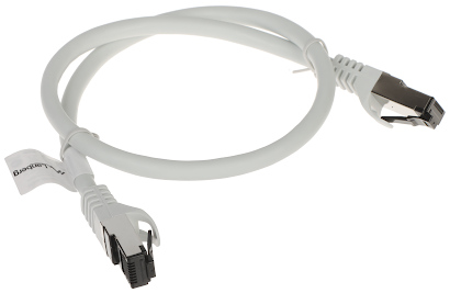 PATCHCORD RJ45/SFTP/8.1/0.5-GREY 0.5m Lanberg-1683591