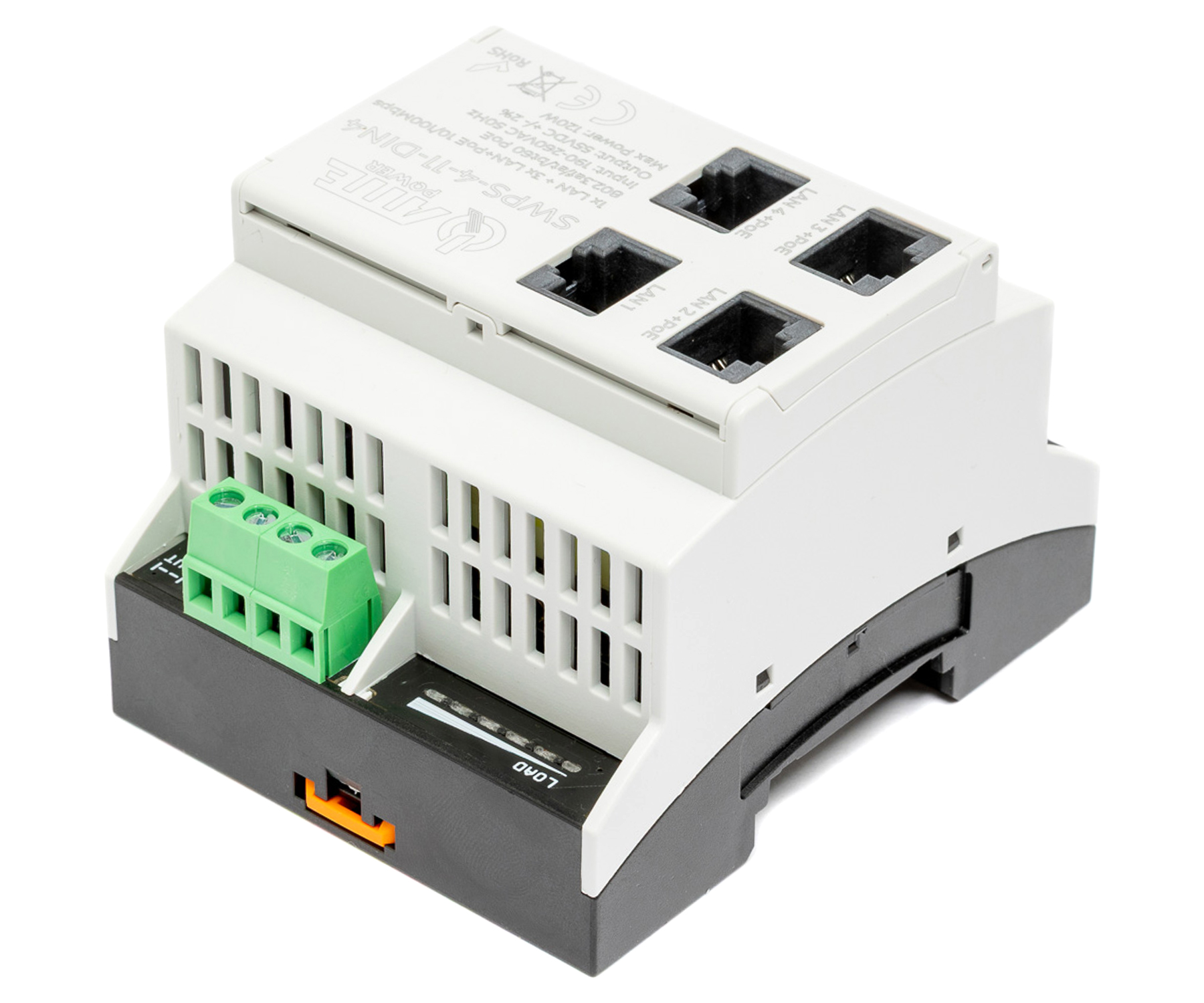 Switch POE SWPS-4-11-DIN4 3-PORTOWY + 1X UPLINK ATTE-1874248