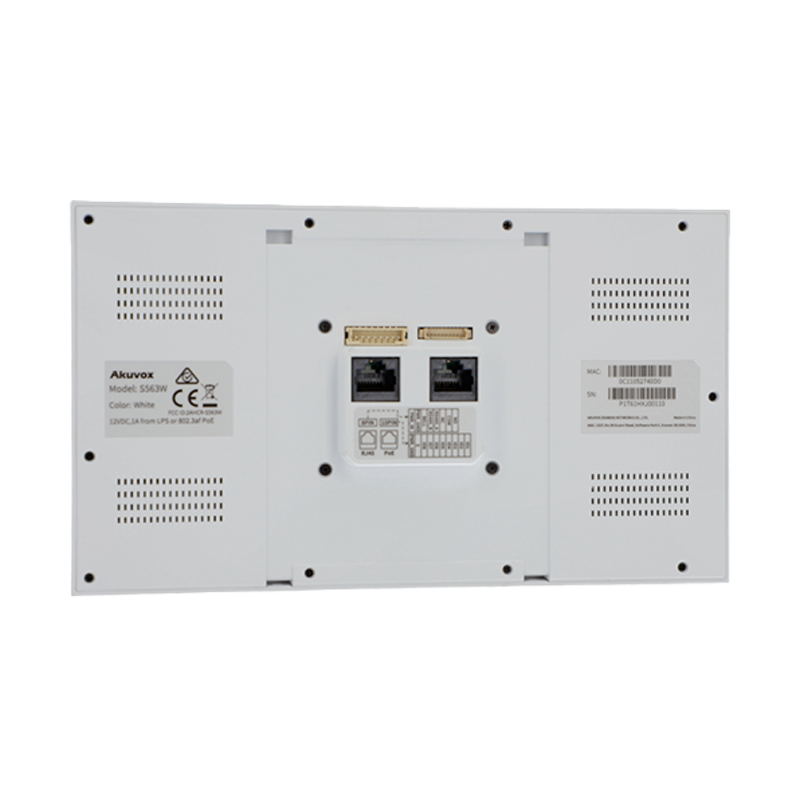 S563W Panel wideodomofonu biały - widok od tyłu - Akuvox.jpg