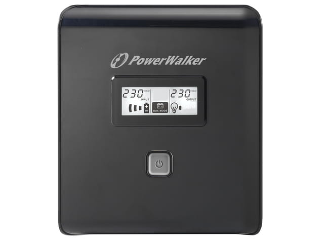 UPS POWERWALKER LINE-INTERACTIVE 1000VA 2X SCHUKO + 2XIEC OUT, RJ11/RJ45 IN/OUT, USB, LCD-1151157